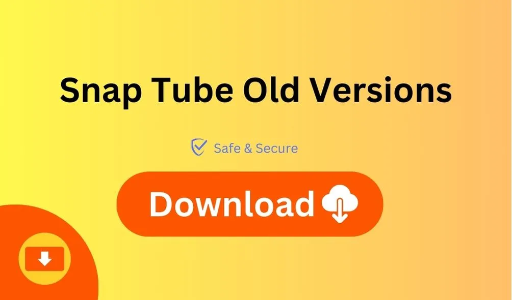 Download Snaptube Old Versions APK image with logo